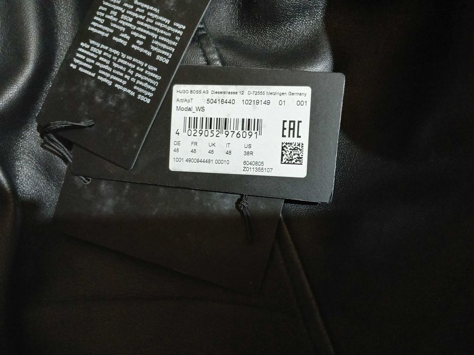 Blusão pele Hugo Boss