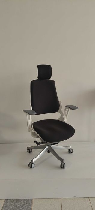 Fotel biurowy, ergonomiczny, regulowany, krzesło do biura, biurka WAU TKANINA BL | WYPRZEDAŻ EKSPOZYCJI