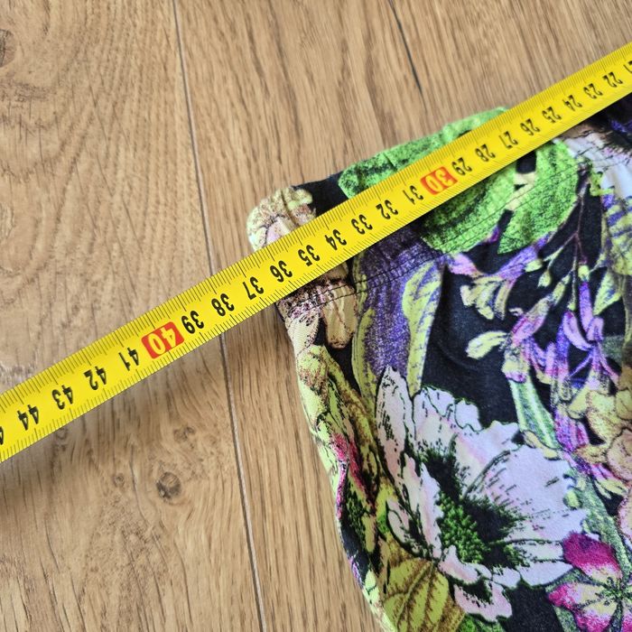 Krótkie spodenki papaya m 38 viscose tropic letnie szorty