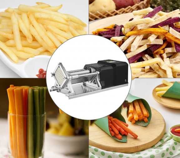 Elektryczna Krajalnica do Frytek i Warzyw z 4 Ostrzami