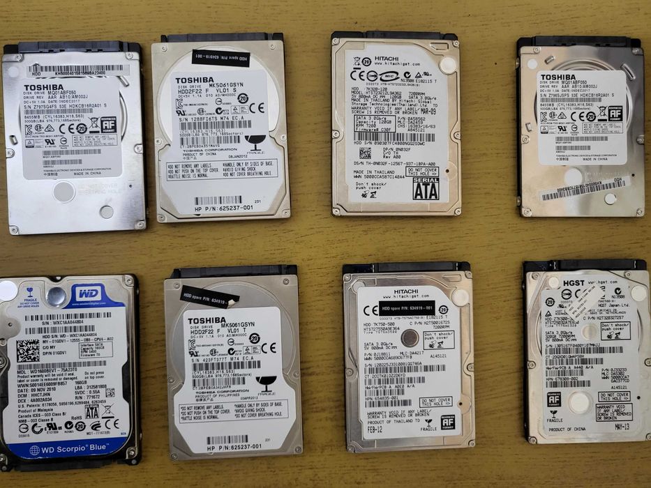 Жорсткі диски HDD 2.5" 320-500GB