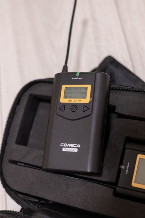 Беспроводной петличный микрофон Comica CVM-WM100