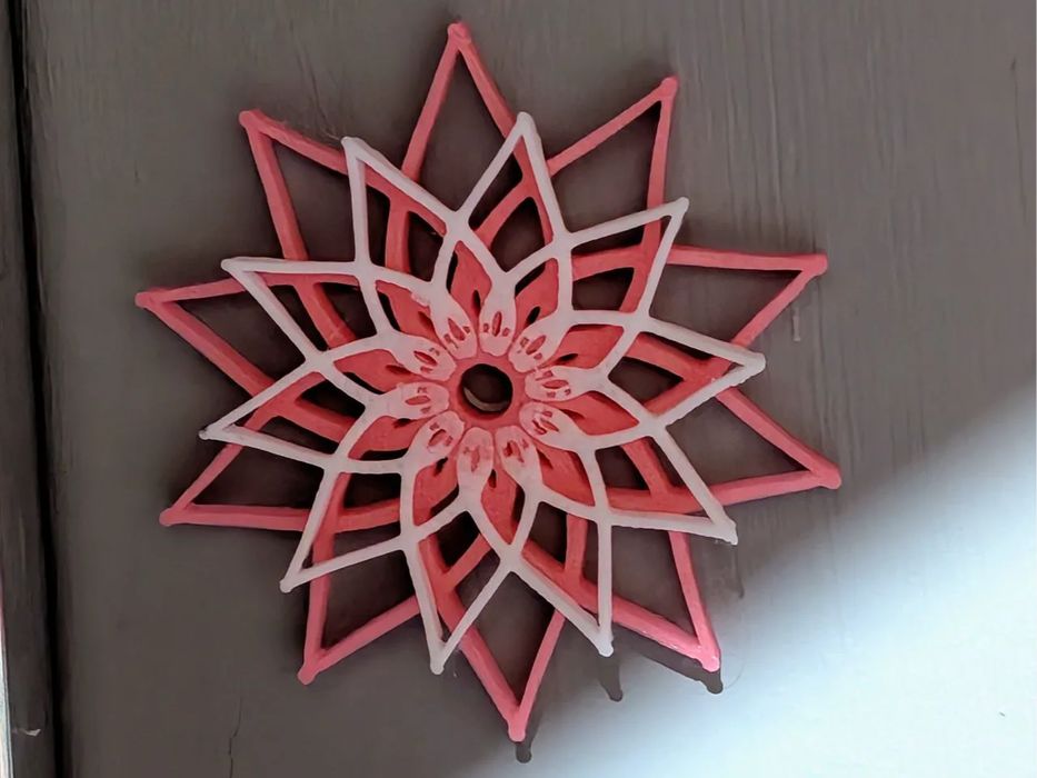 Decoração de Parede de Flores para Casa de Bonecas