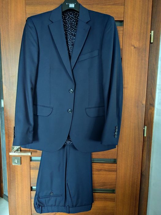 Vistula, granatowy garnitur 182/100/98