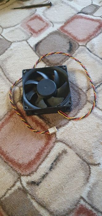 Кулер 80 мм 3pin 3пин для пк для процессора amd