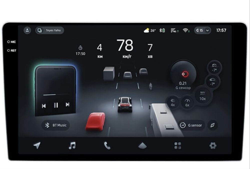 Универсальная штатная магнитола Teyes CC4 Pro 2k 8+128 Gb 10"