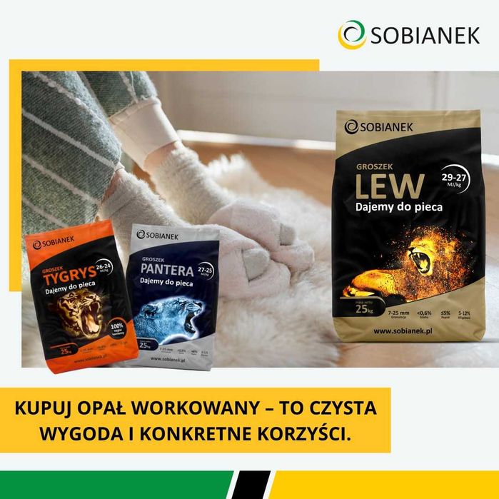 Groszek  Sobianek Lew 29-27  MJ/kg