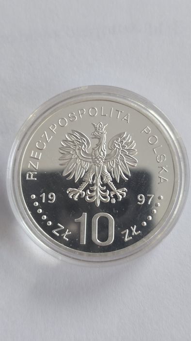 Moneta srebrna Batory półpostać 10 zł, 1997 rok