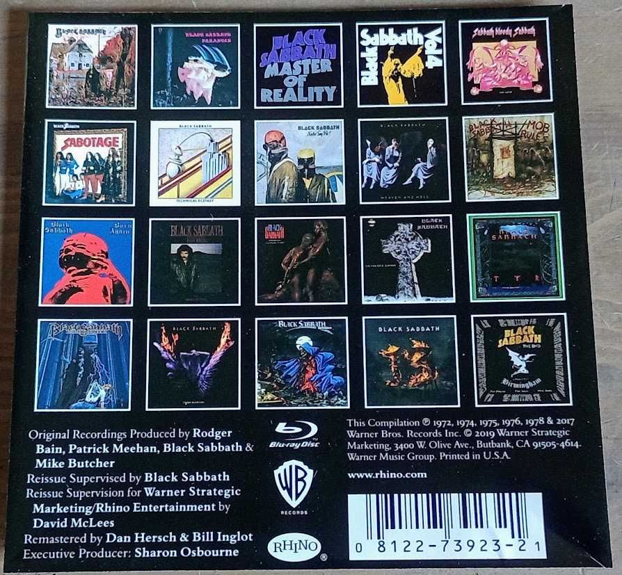 Black Sabbath 1970-17 Black Box 22 CD Kompletna dyskografia