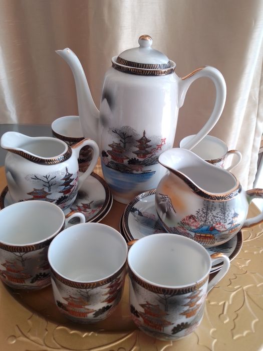 Serviço café louça original chinesa
