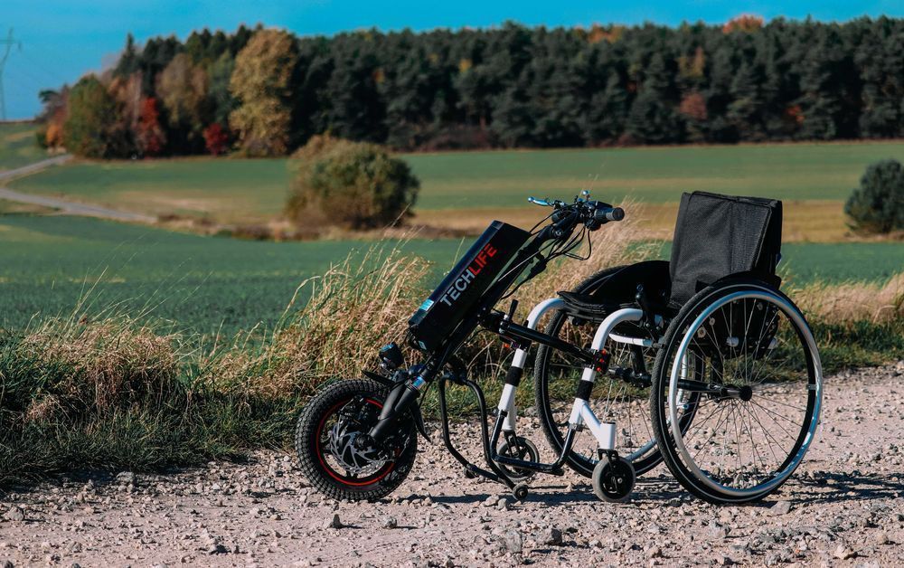 Techlife Napęd elektryczny Przystawka do wózka inwalidzkiego ZA DARMO