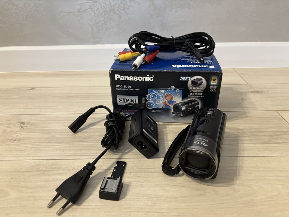 Kamera Panasonic HDC-SD90 komplet, bardzo udany model