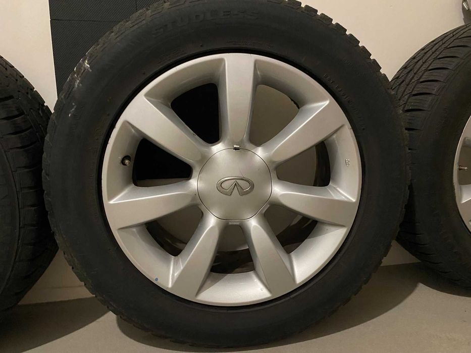 Alufelgi R18 INFINITI FX35 FX45 W SUPER STANIE oraz opony zimowe