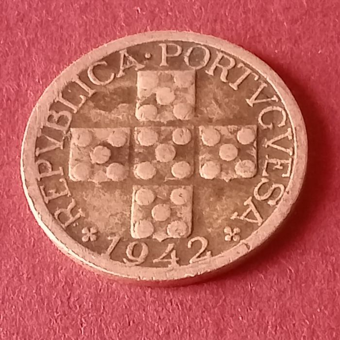 moeda de X centavos 1942