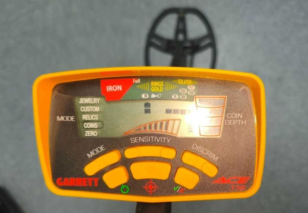 Металошукач Garrett Ace 350 Металлоискатель Аська бу