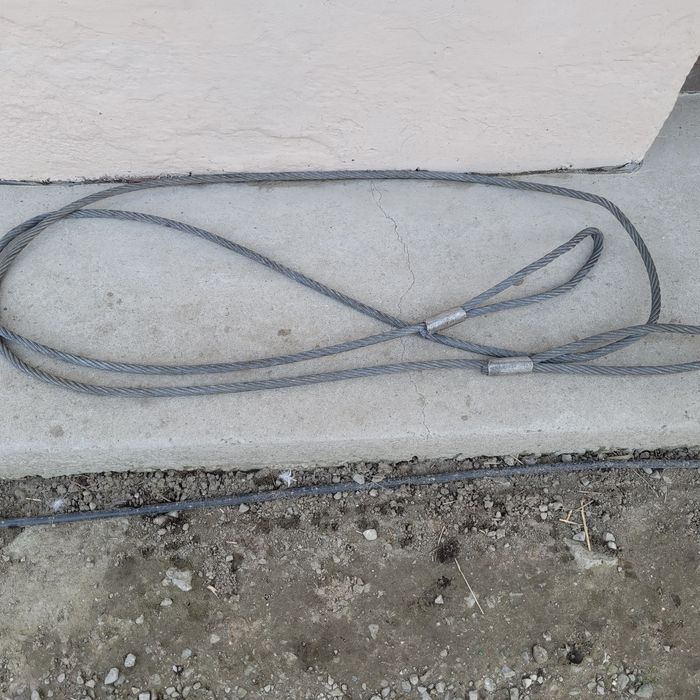 Lina stalowa 6metrow 18mm grubości