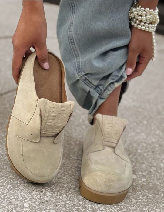 Buty sneakersy klapki Beyco beż 38