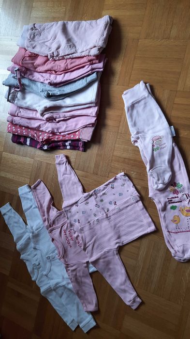 Paka ubrań dla dziewczynki 62cm
