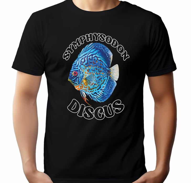 koszulka ryba dyskowiec, ryba paletka koszulka akwarium paletka