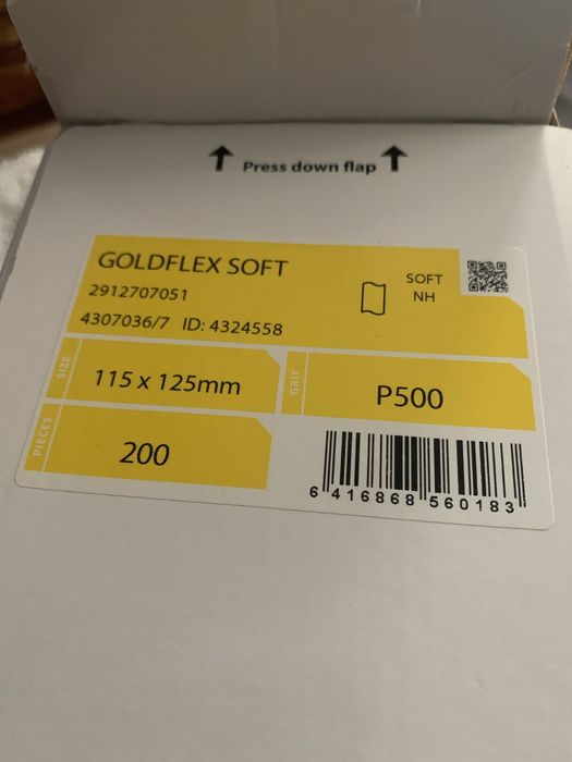 Papier scierny na gabce