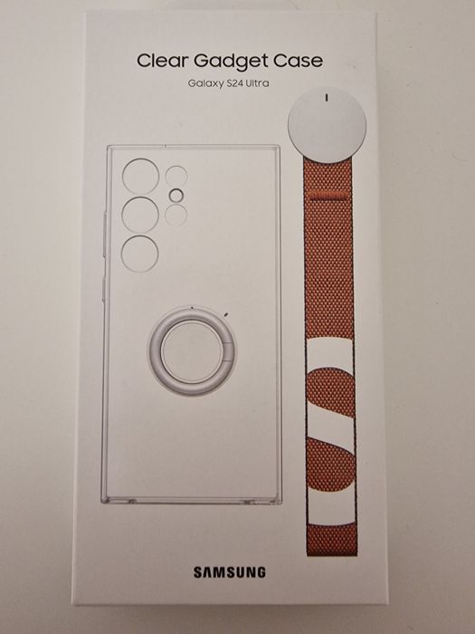 Samsung Clear Gadget Case do Galaxy S24 ultra
