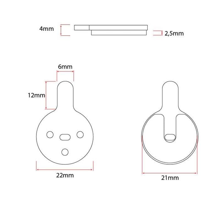Klocki hamulcowe KuKirin G2 Pro G2 Max G3 G2 Kugoo G-Booster 22mm