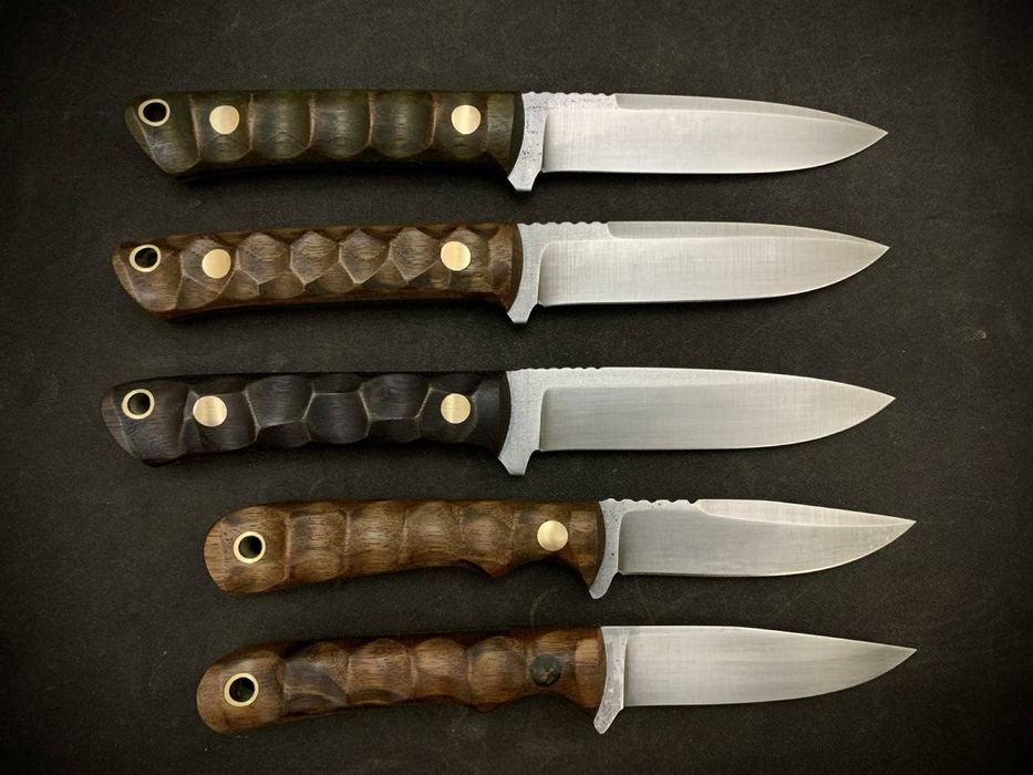 Нож ручной работы фултанг сталь 9ХС ніж ручної роботи нож охотничий