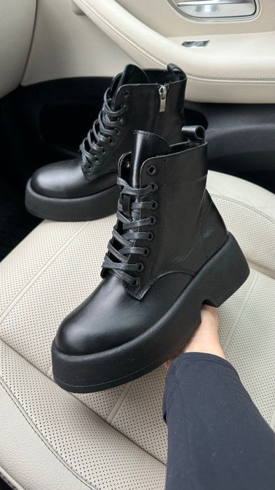 Черевики нові жіночі шкіряні. Новые женские ботинки зимние