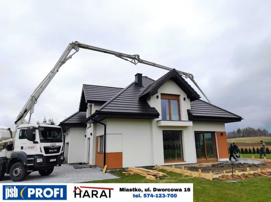 Beton towarowy, Stabilizacje Pompowanie + Transport Bobolice i Okolice