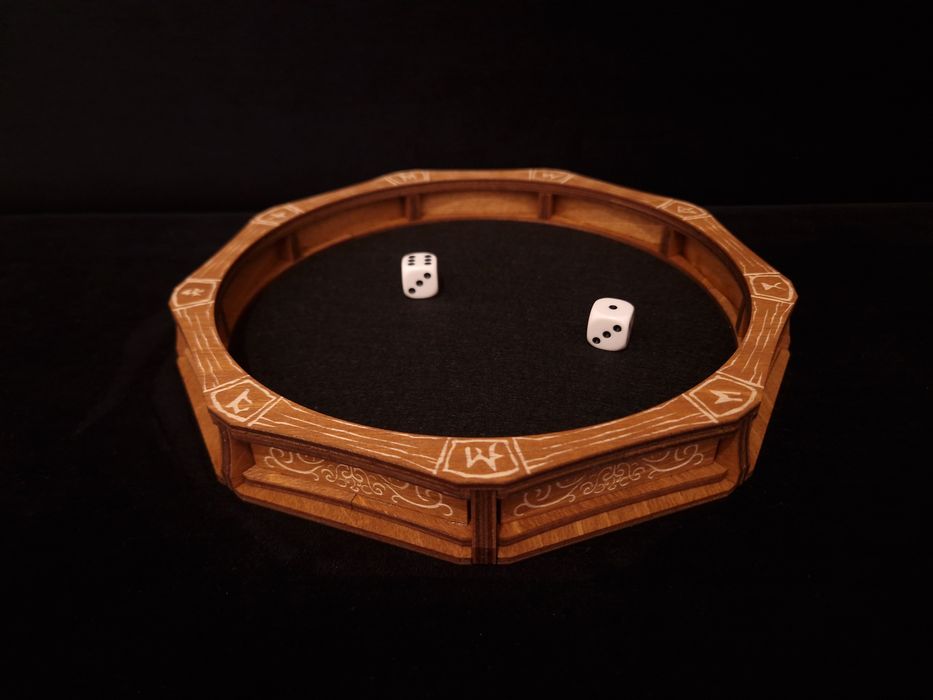 Taca do rzucania kości D&D / RPG - Dice Tray