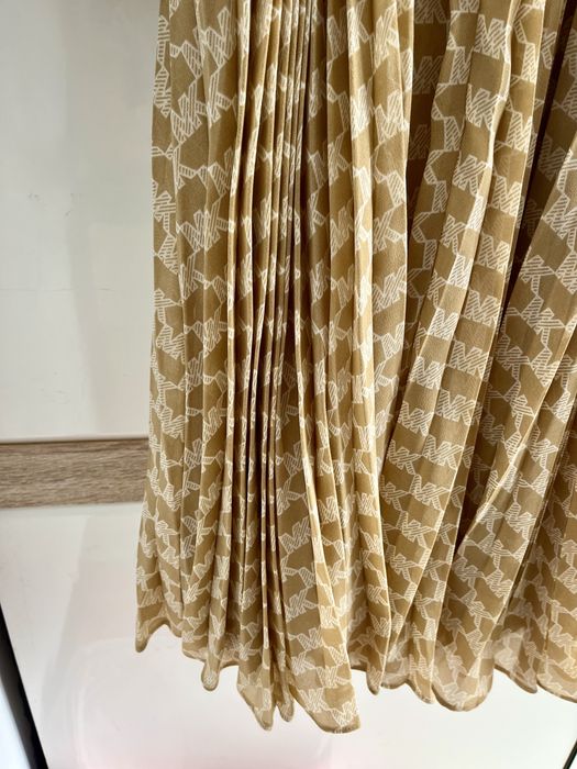 Michael Kors nowa elegancka plisowana sukienka damska pasek XS logo