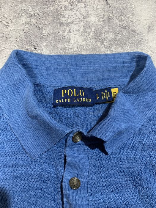 (Розмір S) Светр-поло Ralph Lauren Cotton-Linen Polo-Collar Sweater футболка