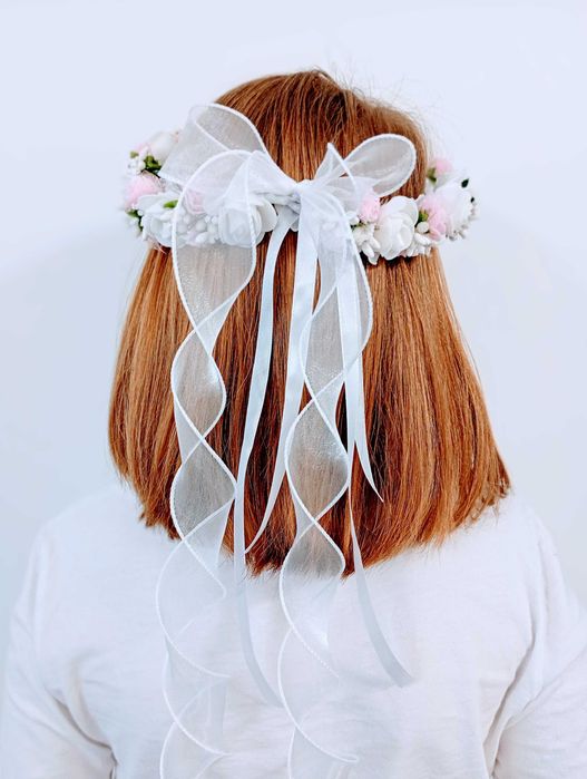 Wianek komunijny - rękodzieło