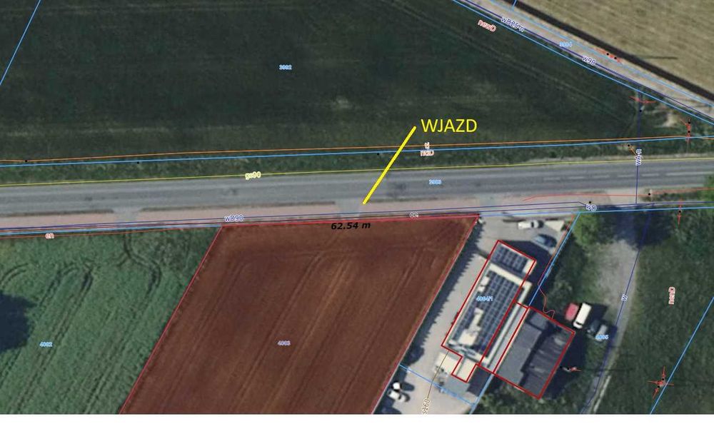 Działka przemysłowo - usługowa, 2,01 ha, atrakcyjna lokalizacja