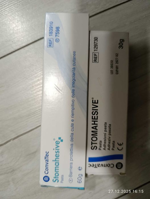 Для стоми спрей та пасти пластини і мішки