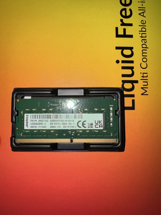 Оперативна памʼять для ноутбука Kingston 8GB SO-DIMM DDR4 3200MHz