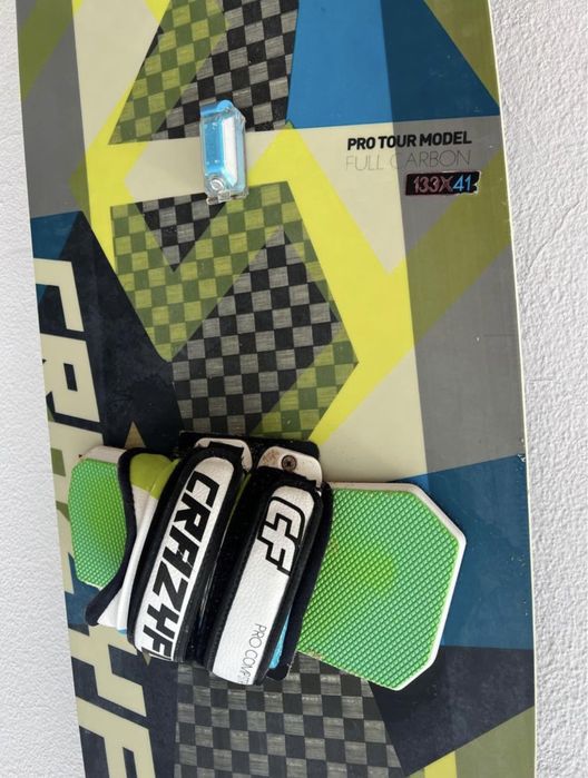 Prancha de kitesurf Crazy Fly Pro Tour Model Full Carbon
