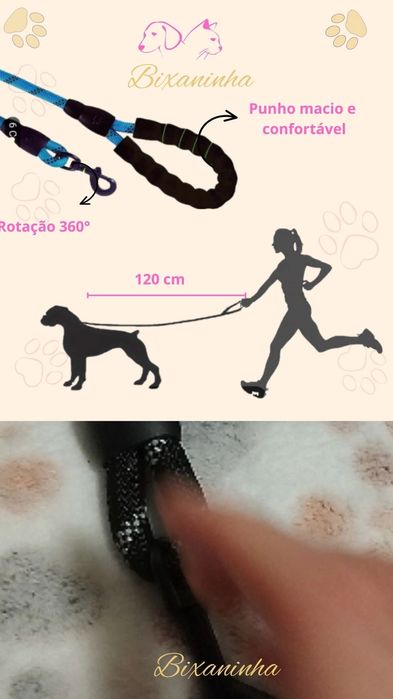 Trela resistente e refletora64740372608257123