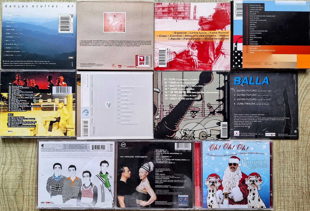 Pack de 9 CDs de Música Portuguesa