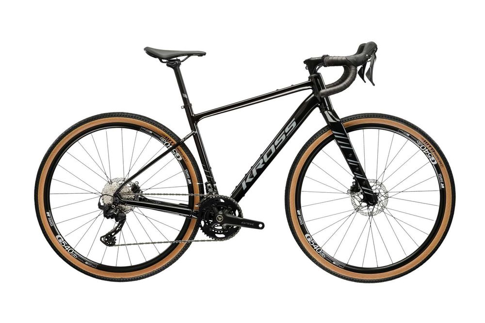 Rower gravel KROSS Esker 6.0 GRX Czarny Szary 28" NOWEJ GENERACJI GEN2