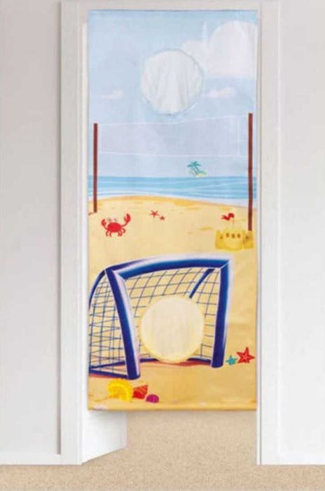 Playtive - gra w piłkę plażową na drzwiach lidl