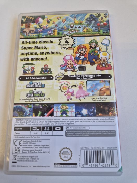 Gra Super Mario Bros Deluxe na Nintendo Switch