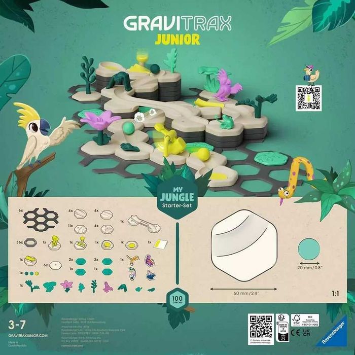 Конструктор Gravitrax Стартовий набір L Junior Jungle (27499) • Новий
