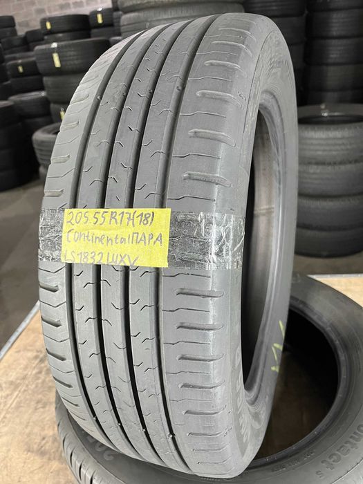 LS1832 Літні шини 205/55r17 Continental ContiEcoContact 5 пара резина р17