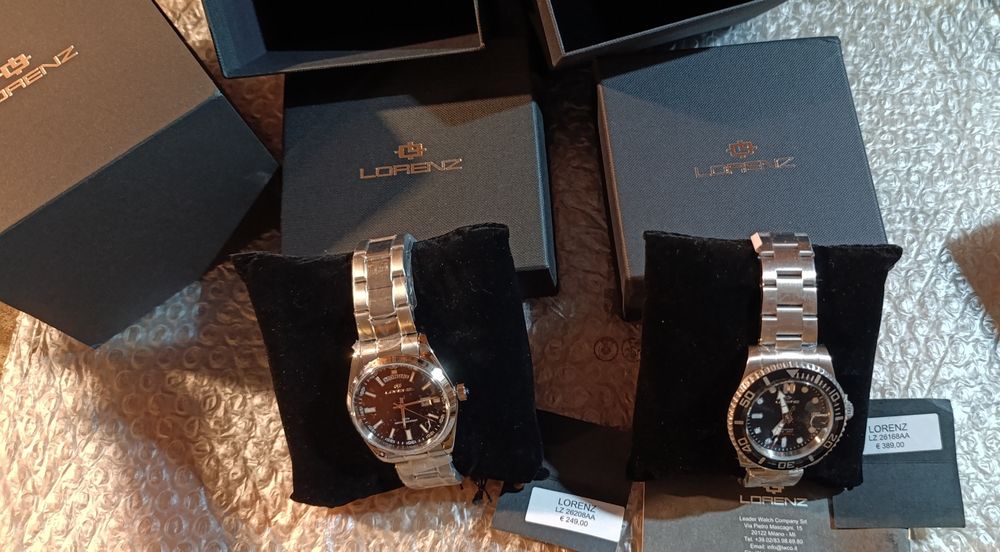2 relógios marca Lorenz NOVOS