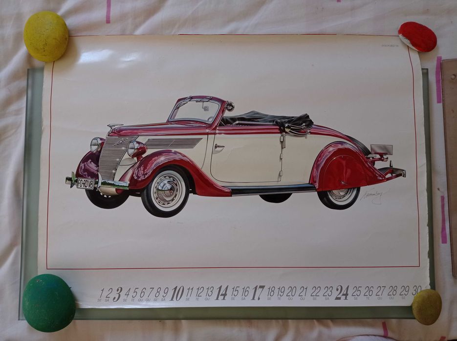 Posters Automóveis Clássicos e Ralis - Anos 90