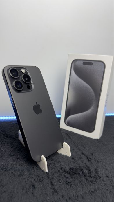 iPhone 15 Pro|Black Titanium|100% Baterii|Super Stan|Gratis iPhone 8