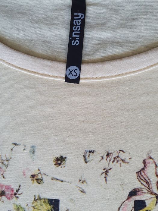T-shirt, koszulka, Sinsay, rozmiar XS
