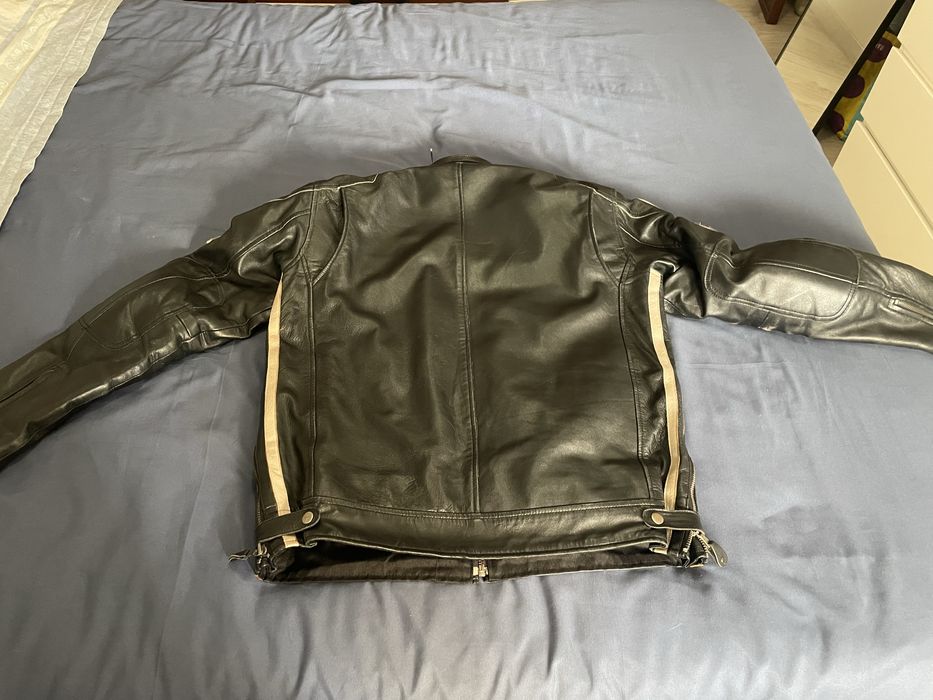 Blusao Casaco pele Motard XL