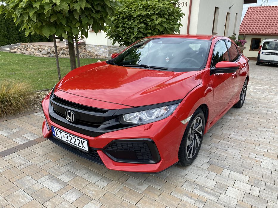 Honda Civic X Salon Polska 2017 Rok Benzyna Turbo